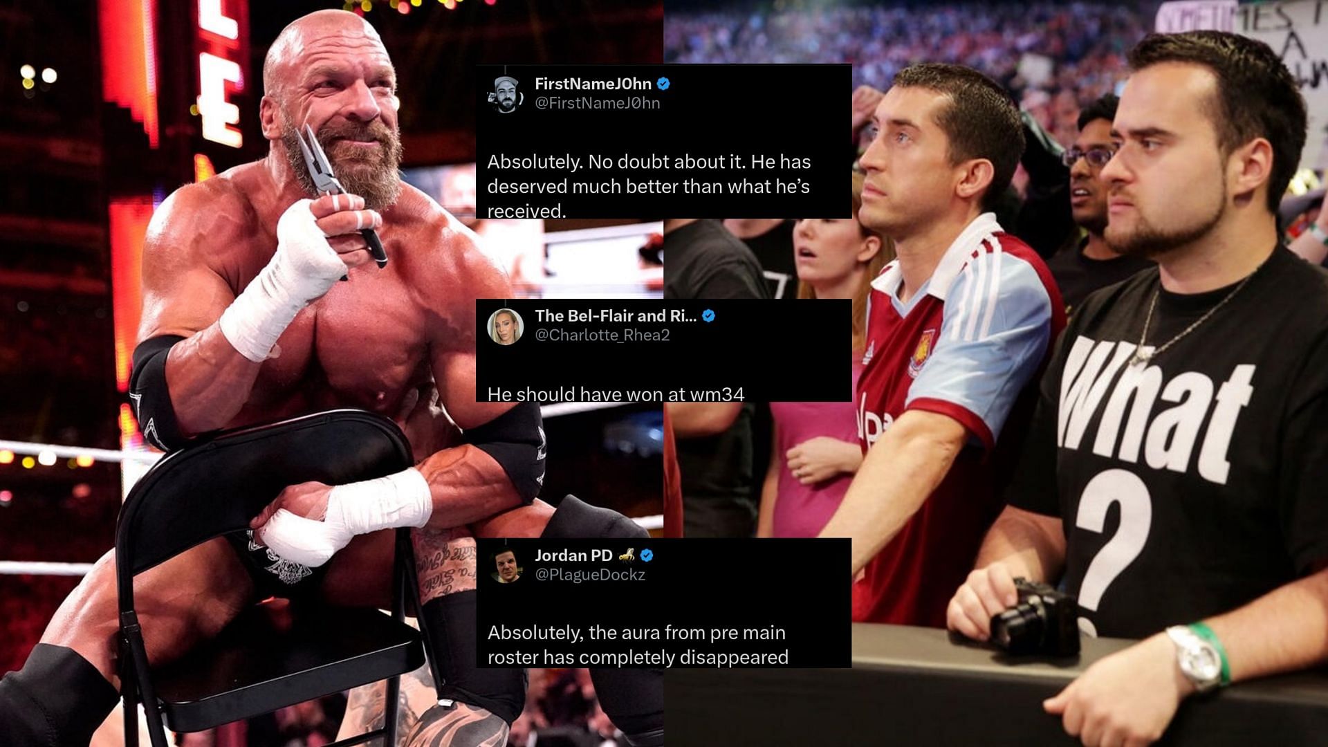Triple H is in charge of booking WWE