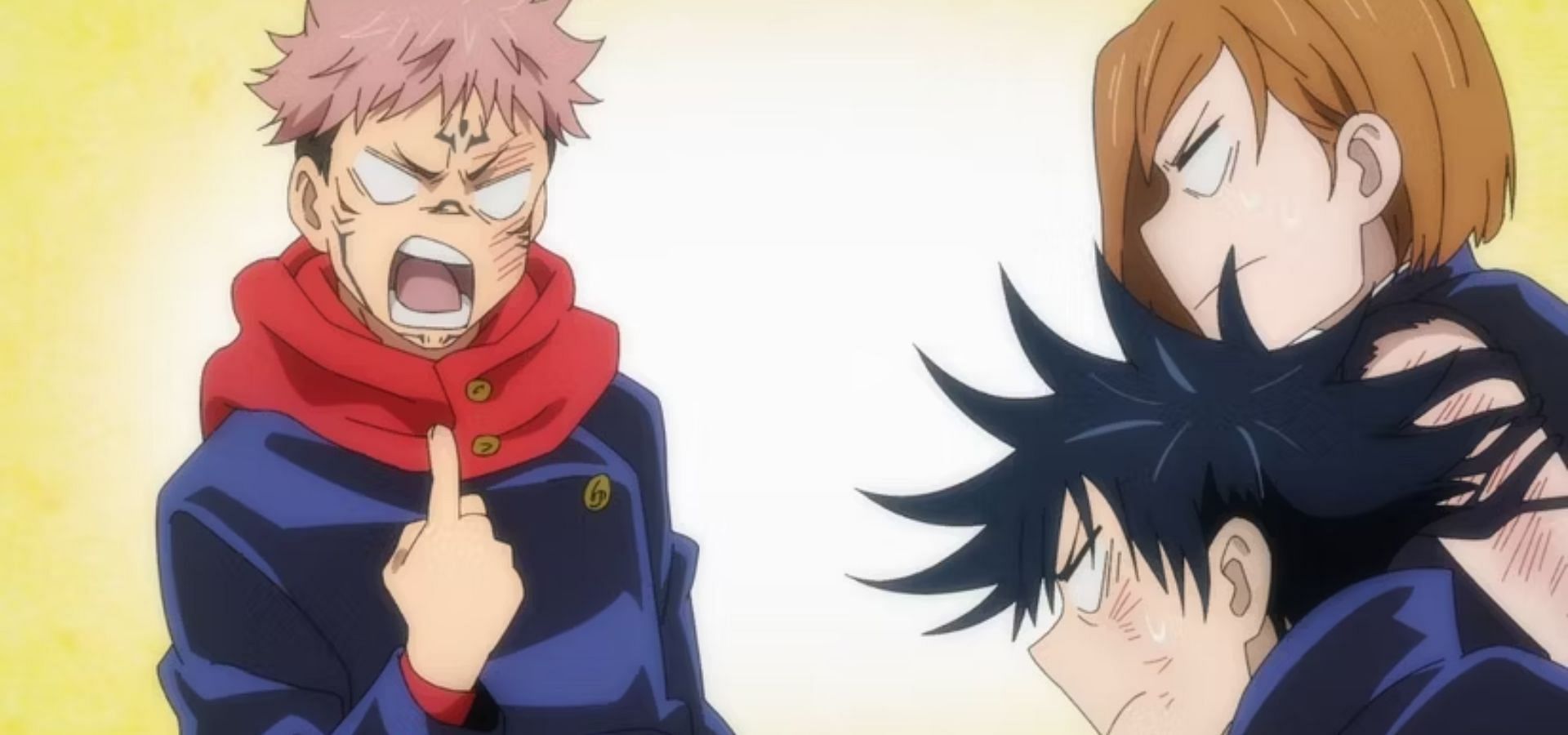 Itadori accidentally consumes Sukuna&#039;s finger (image via Mappa)