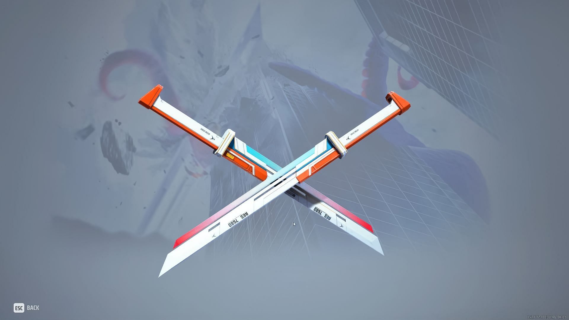 Dual Blades Legendary Skin - Real Robot Blades in The Finals Season 3 (Image via Embark Studios)