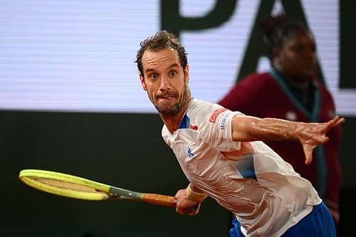 Richard Gasquet at the 2024 French Open. (Photo: Getty)