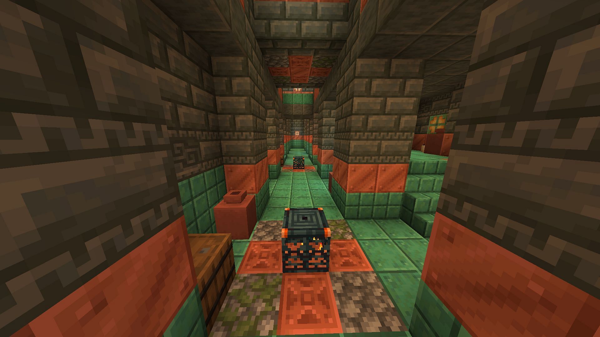 Trial spawners as seen in Minecraft 1.21, the Tricky Trials update (Image via Mojang)
