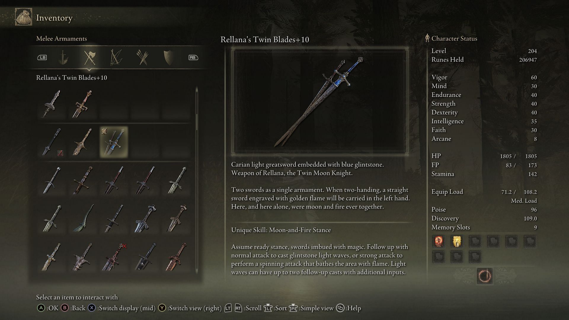 Rellana&#039;s Twinblades is one of the best Light Greatswords in the game (Image via FromSoftware)