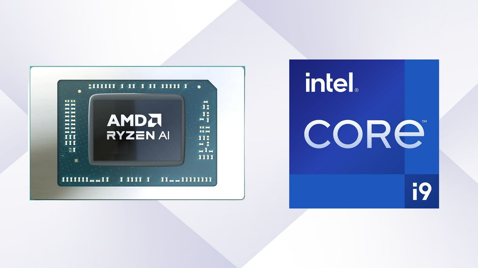 The AMD Ryzen 9 8945HS vs Intel Core i9-13980HX comparison (Image via AMD, Intel)