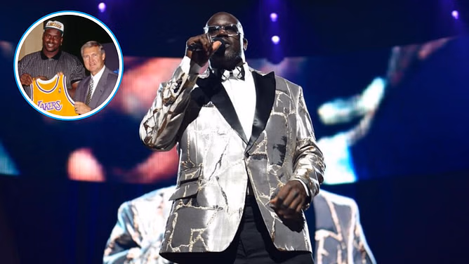 Shaquille O'Neal pays Jerry West the ultimate compliment in a moving eulogy: "You deserve to be the Logo"