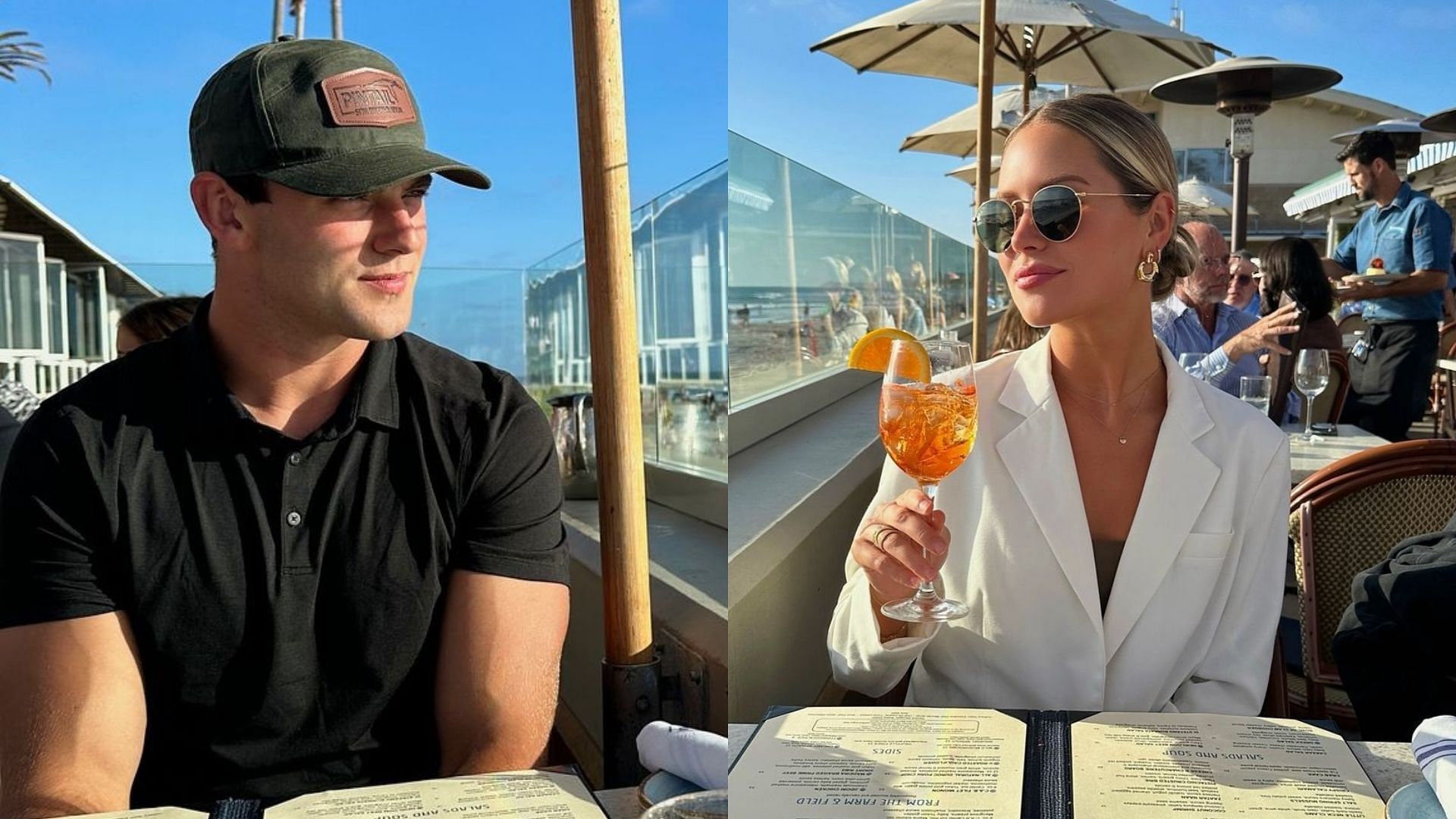 Brock Bowers and Cameron Rose Newell vacation in San Diego