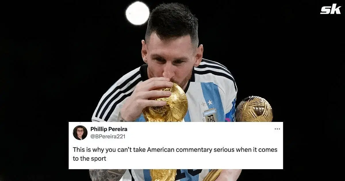 Lionel Messi (image via Getty Images and X/ https://x.com/BPereira221/status/1803816617920360811)
