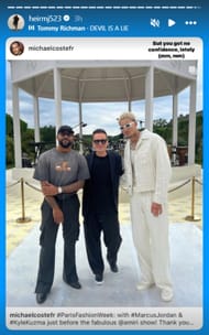 Marcus links up with Kyle Kuzma at the event