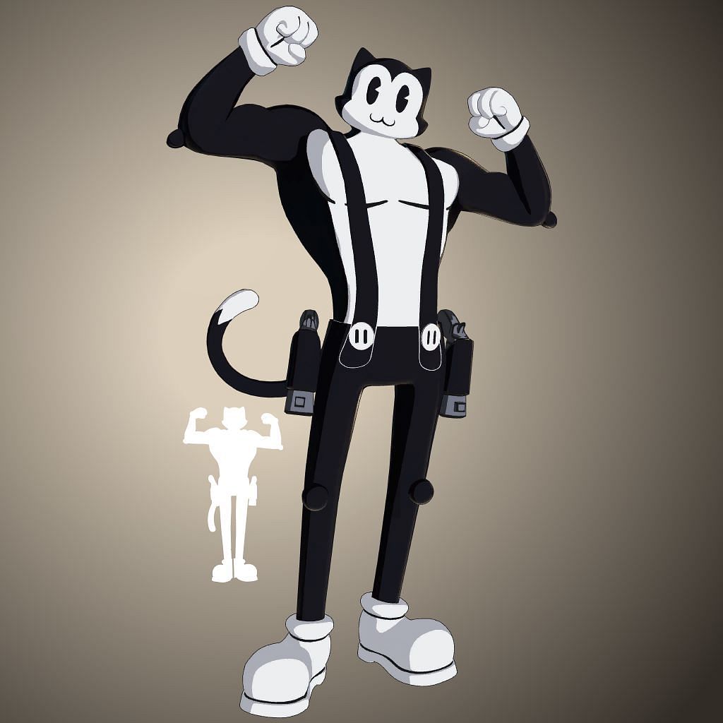 Fortnite Goofy Skins - Toon Meowscles (Image via Epic Games)