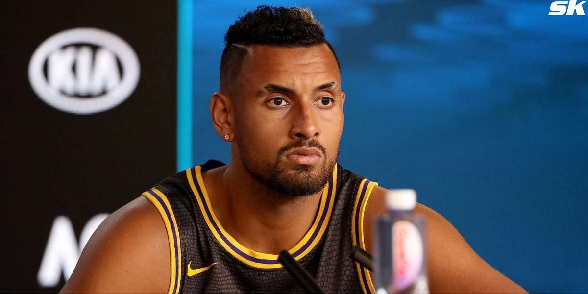 Nick Kyrgios has downplayed expectations surrounding his return to tennis after more than a year out with injury (Source: Getty)