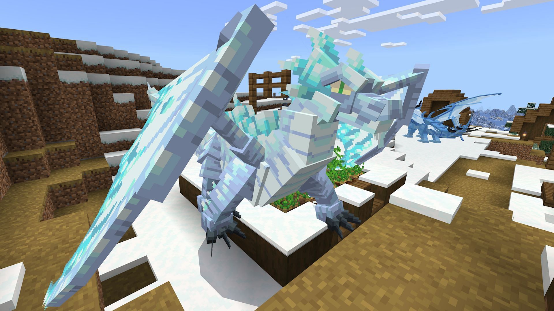 One of the eight dragon types found in DragonFire Lite (Image via Mojang)