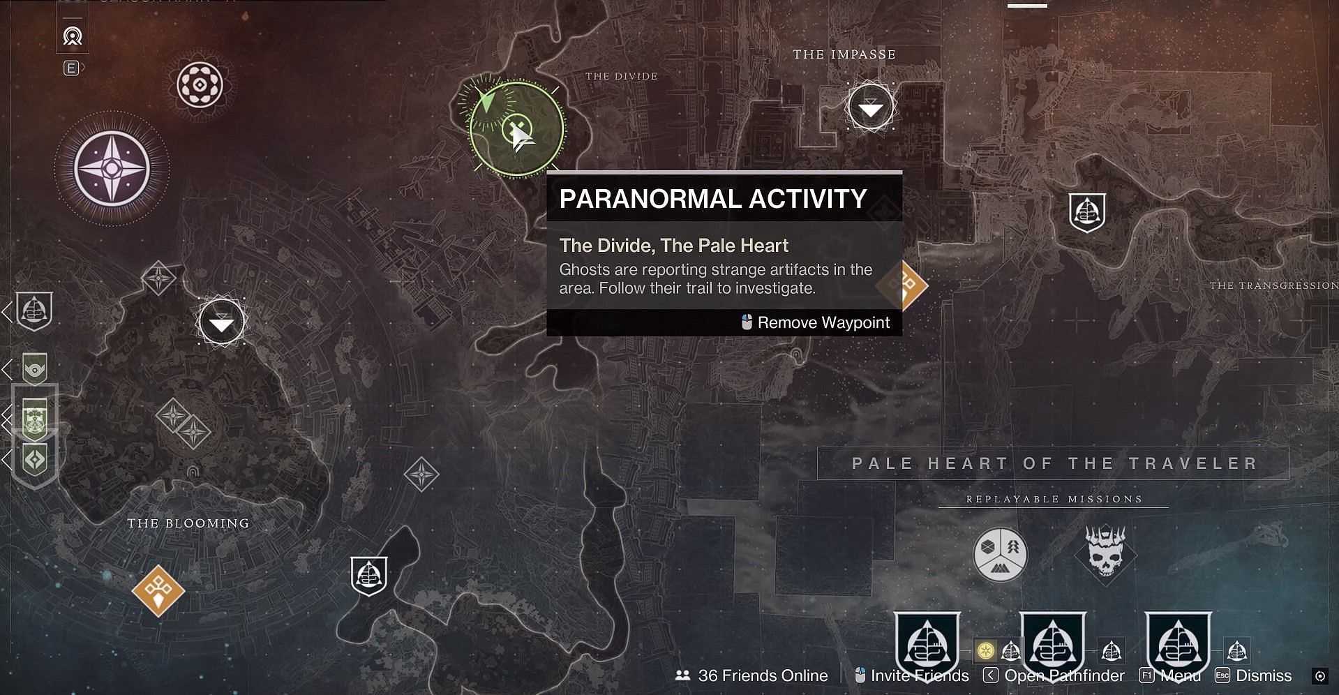 Paranormal Activity in The Divide of Destiny 2 (Image via Bungie)