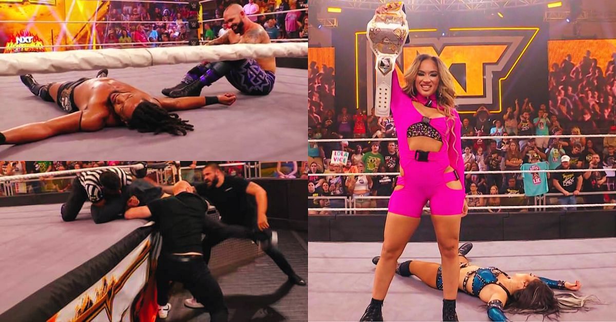 We got some big matches tonight on WWE NXT and Trick Williams was attacked twice! (Image credits: Screenshots from WWE NXT on Sony LIV)