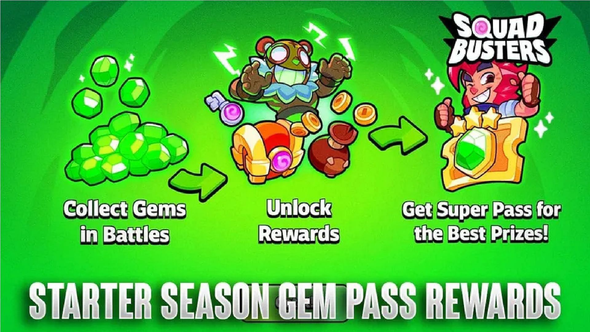 Squad Busters Seasonal Gem Pass