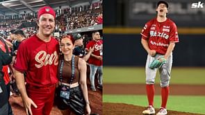 PHOTO: Trevor Bauer and agent Rachel Luba pose for a celebratory moment after setting single-game strikeout record in LMB
