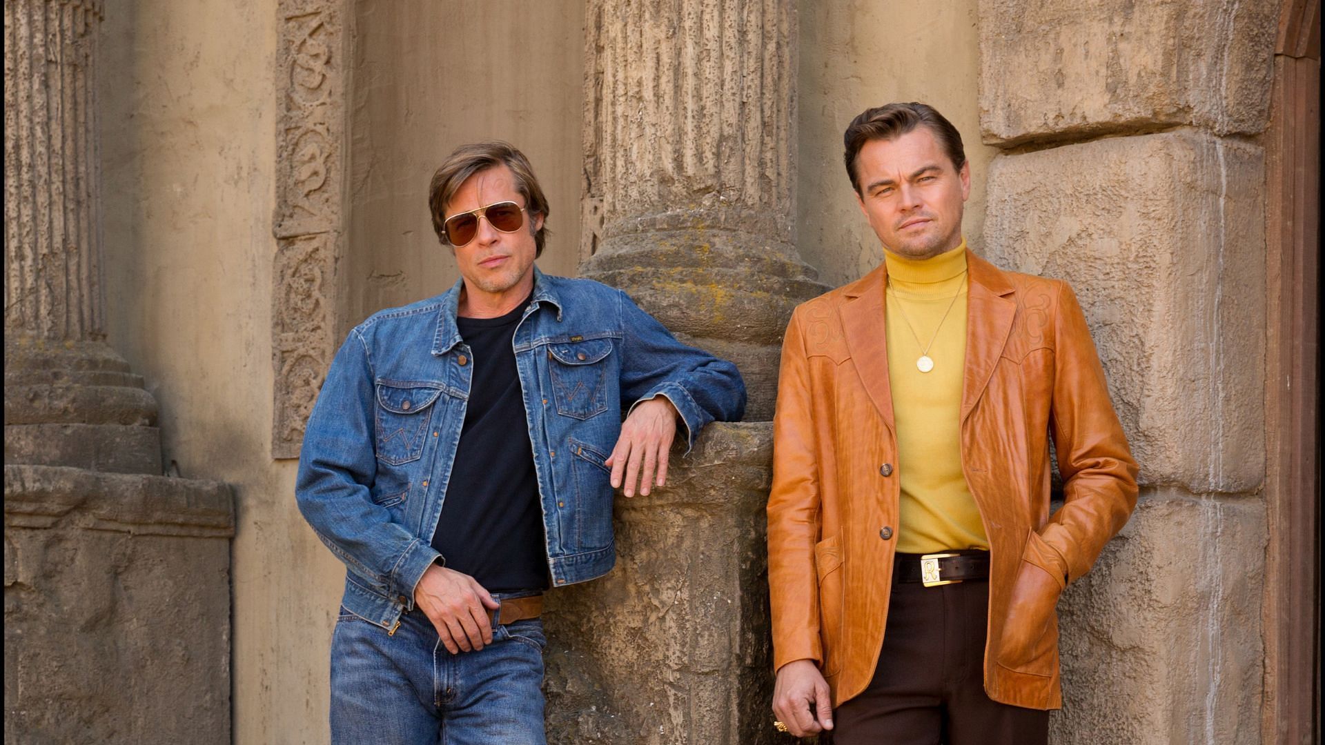 Brad Pitt &amp; Leonardo DiCaprio in &#039;Once Upon a Time... in Hollywood&#039; (Image via Sony)