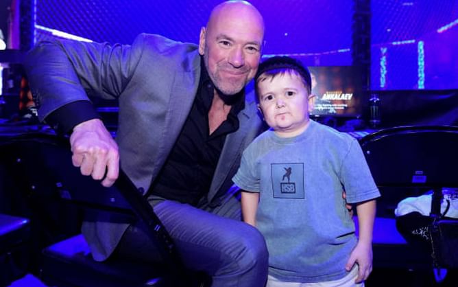 VIDEO: Dana White makes a promise to Hasbulla about UFC Abu Dhabi on Instagram Live