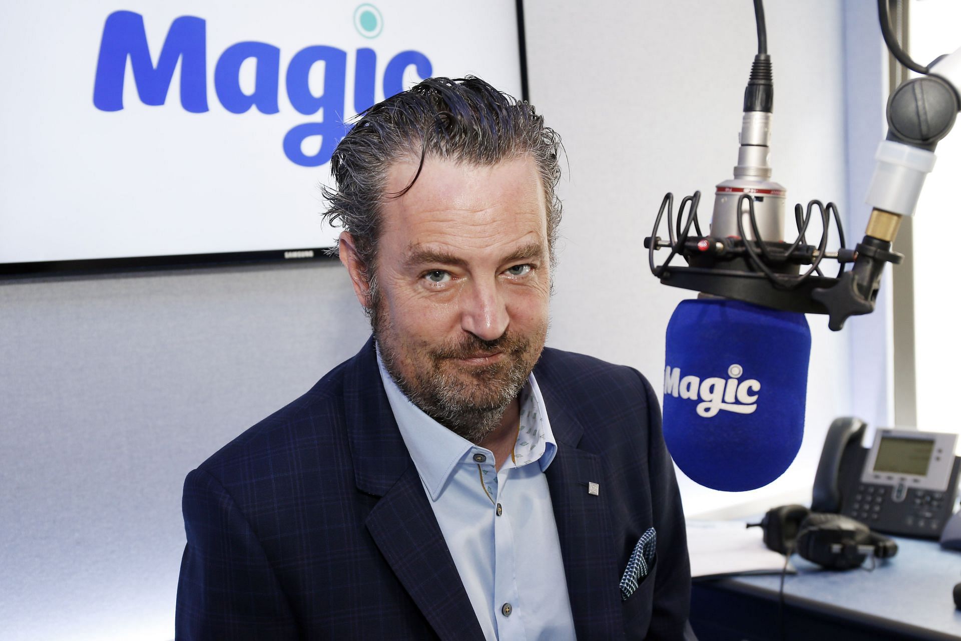 Matthew Perry Visits Bauer Radio