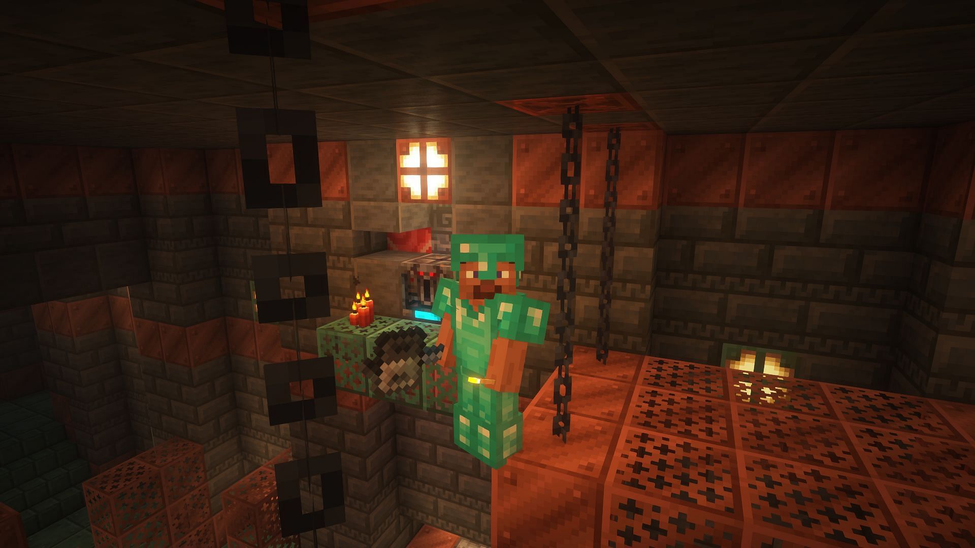 Steve with a mace (Image via Mojang)