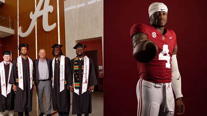 Jalen Milroe elucidates thought process behind staying at Alabama after Nick Saban's departure: "We have to do what's best for us"