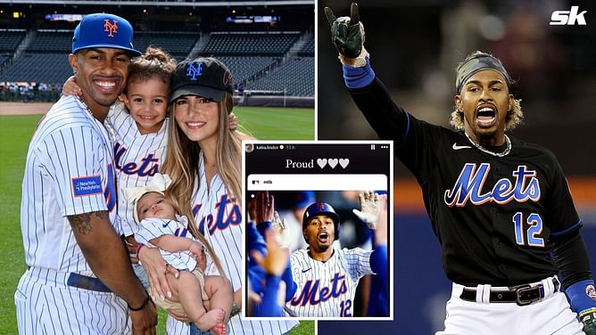 "Proud" - Katia Lindor celebrates husband Francisco Lindor's four-hit night at Citi Field
