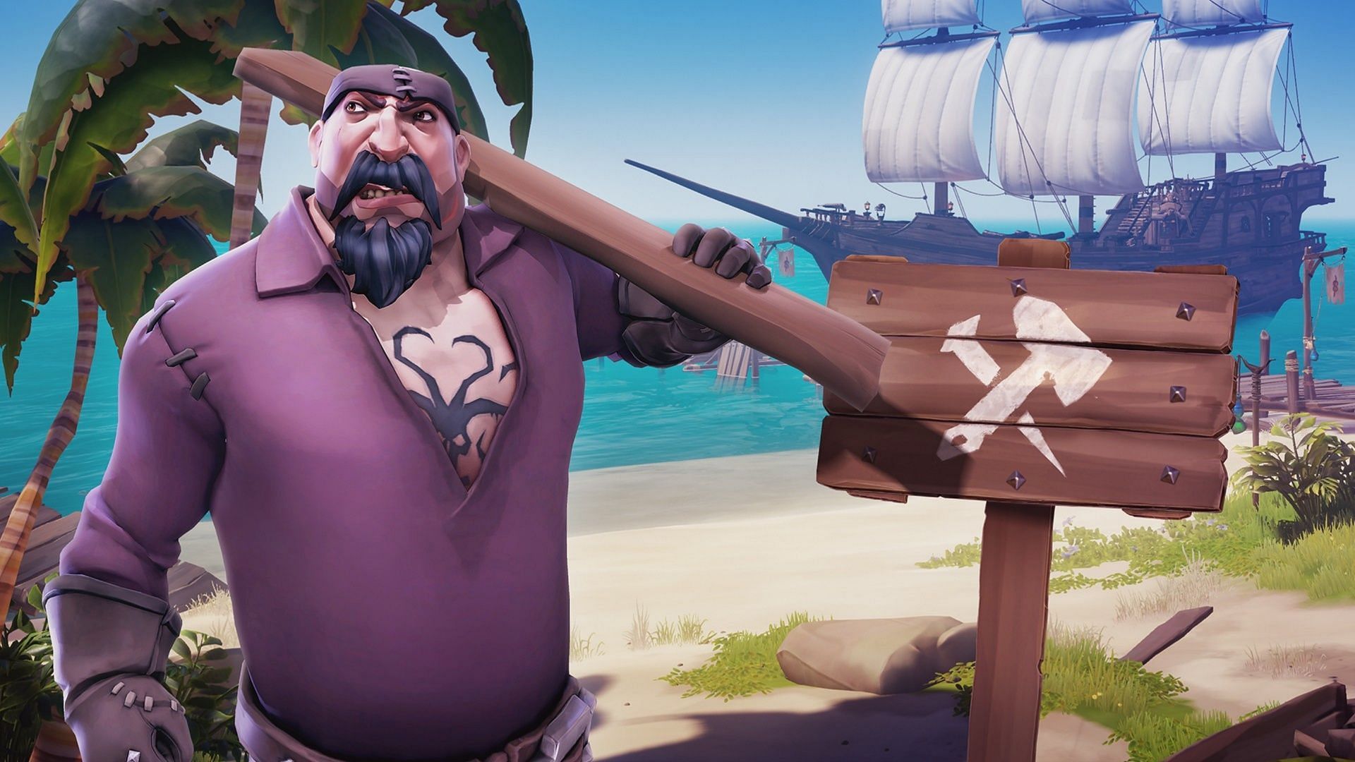 Sea of Thieves update (June 20): Server maintenance countdown (Image via Rare)