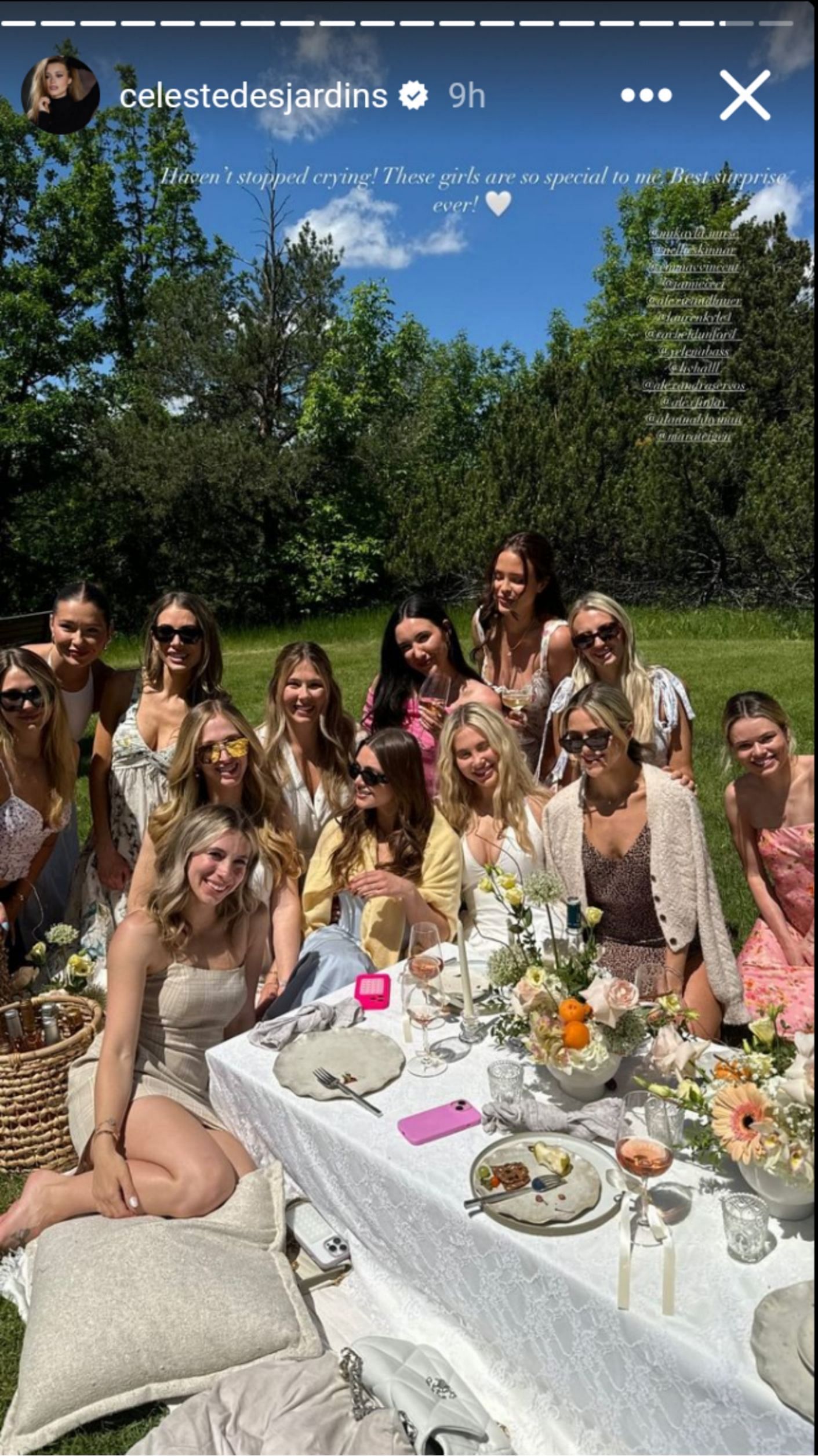 Leon Draisaitl&#039;s girlfriend Celeste Desjardins&#039; birthday celebration (Image credit: IG/CelesteDesjardins)