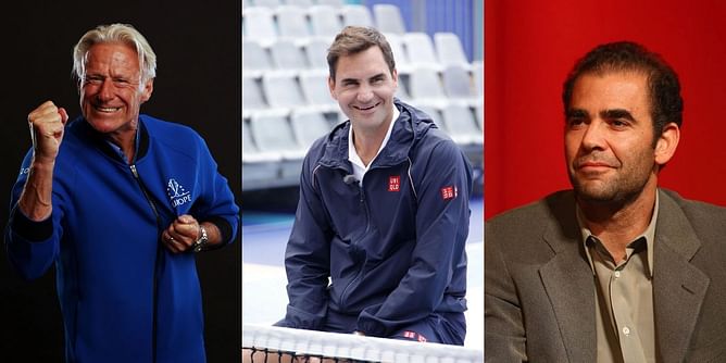 "He goes, 'I owe you big time'" - Roger Federer recalls Bjorn Borg thanking him for beating Pete Sampras at Wimbledon 2001 and protecting his record