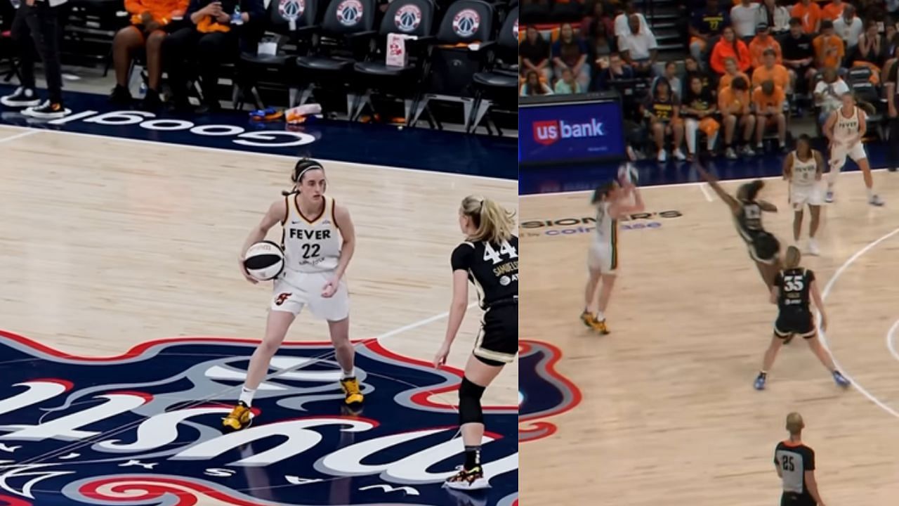 Indiana Fever rookie Caitlin Clark put on a show on Friday against the Washington Mystics. [photo: Fever IG]