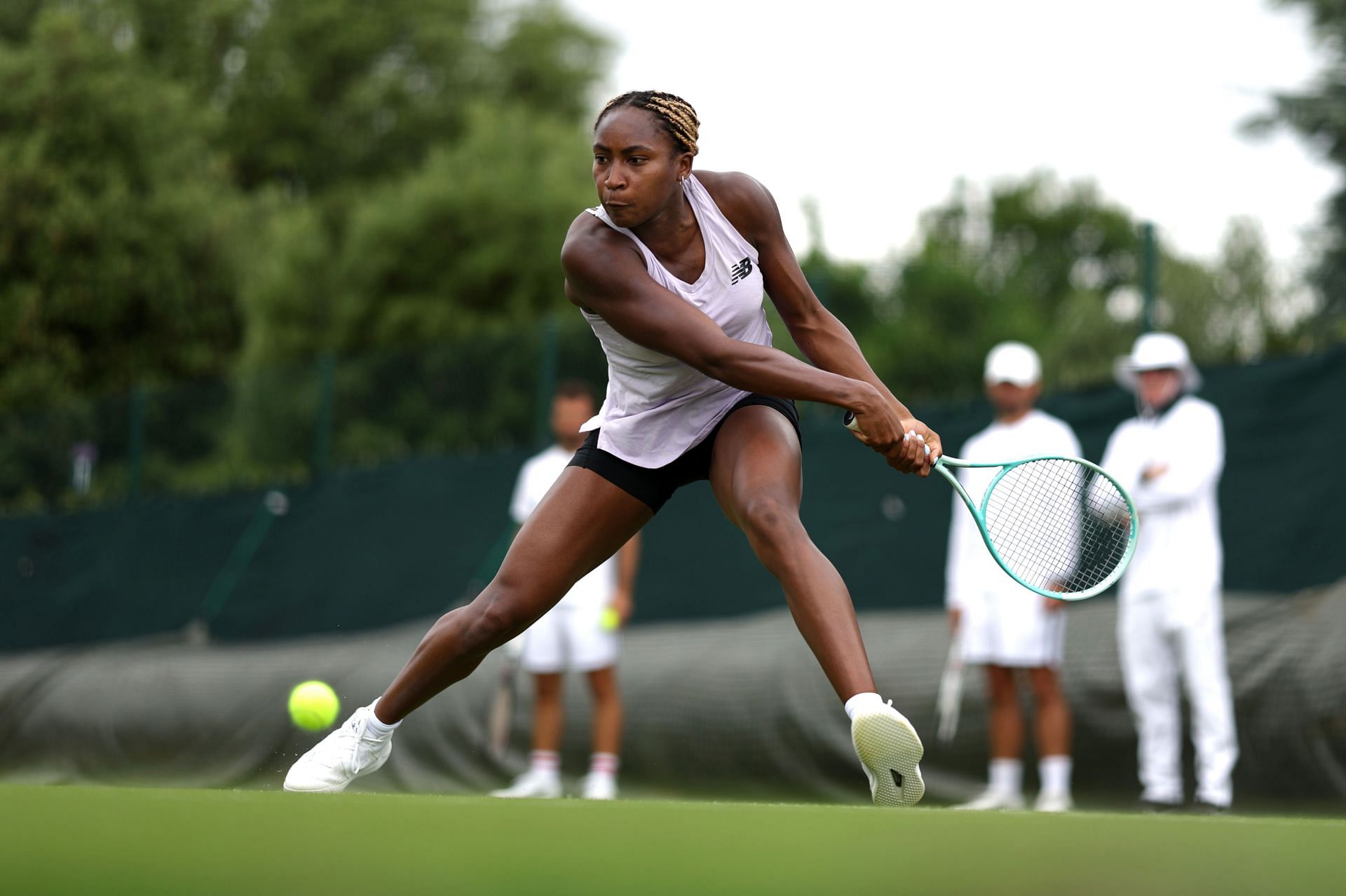 Coco Gauff at The Championships - Wimbledon 2024