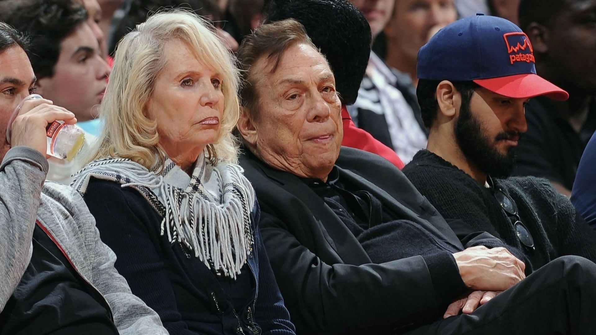 Donald and Rochelle &#039;Shelly&#039; Sterling at a Clippers game in 2013 (Image via Noah Graham/Getty Images)