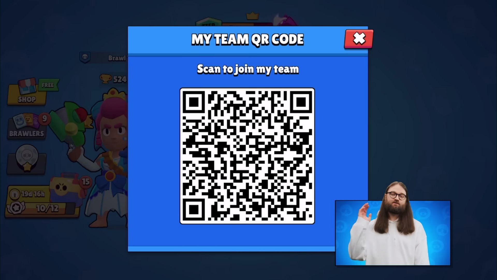 Team QR code (Image via Supercell)