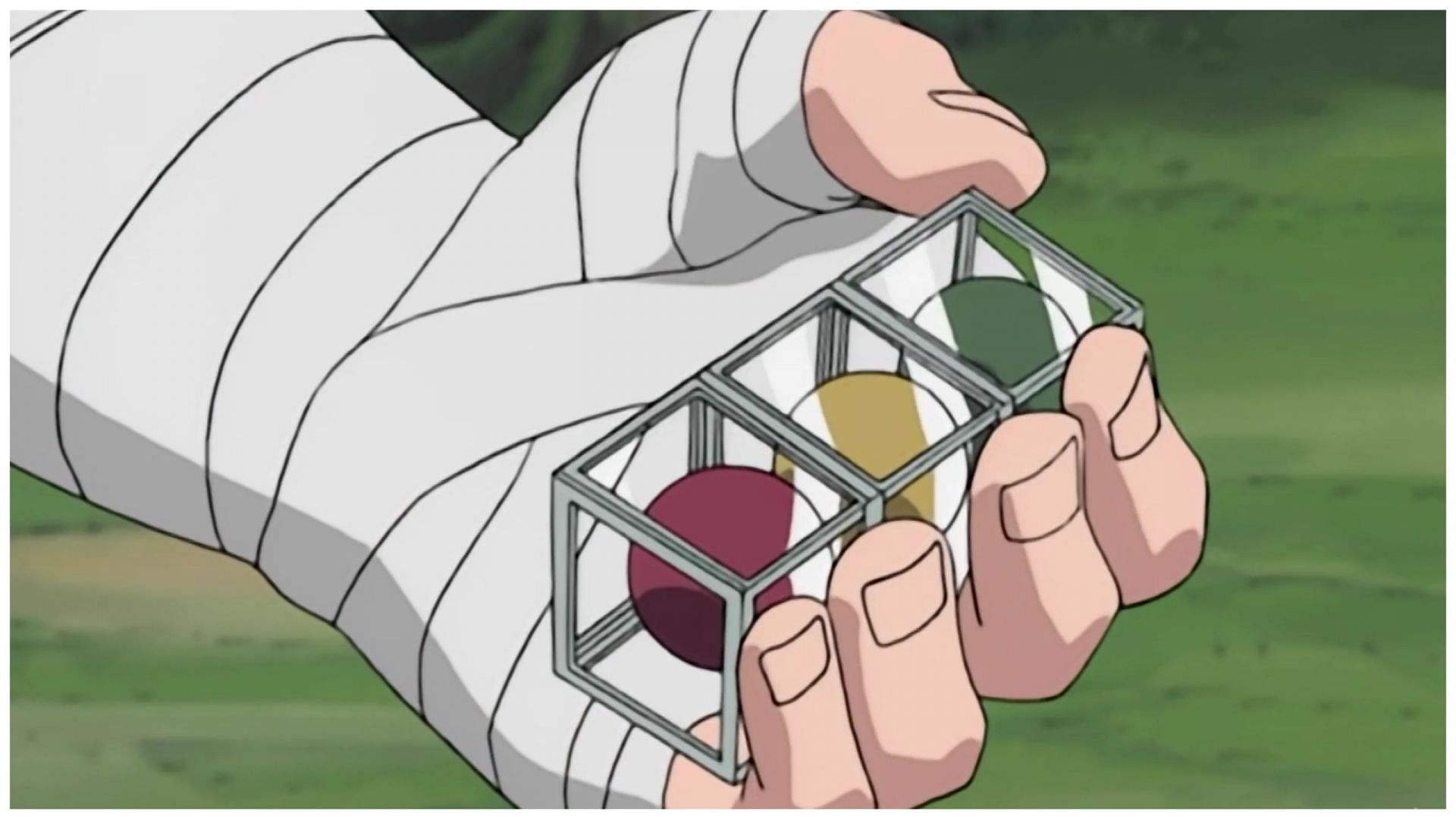 The three pills as seen in the anime (Image via Studio Pierrot)