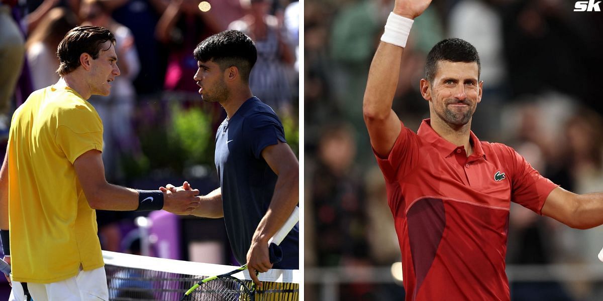 Novak Djokovic back to World No. 2 ranking after Jack Draper stuns Carlos Alcaraz in Queen