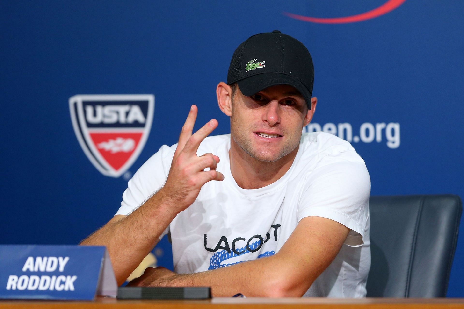Andy Roddick at the 2012 US Open