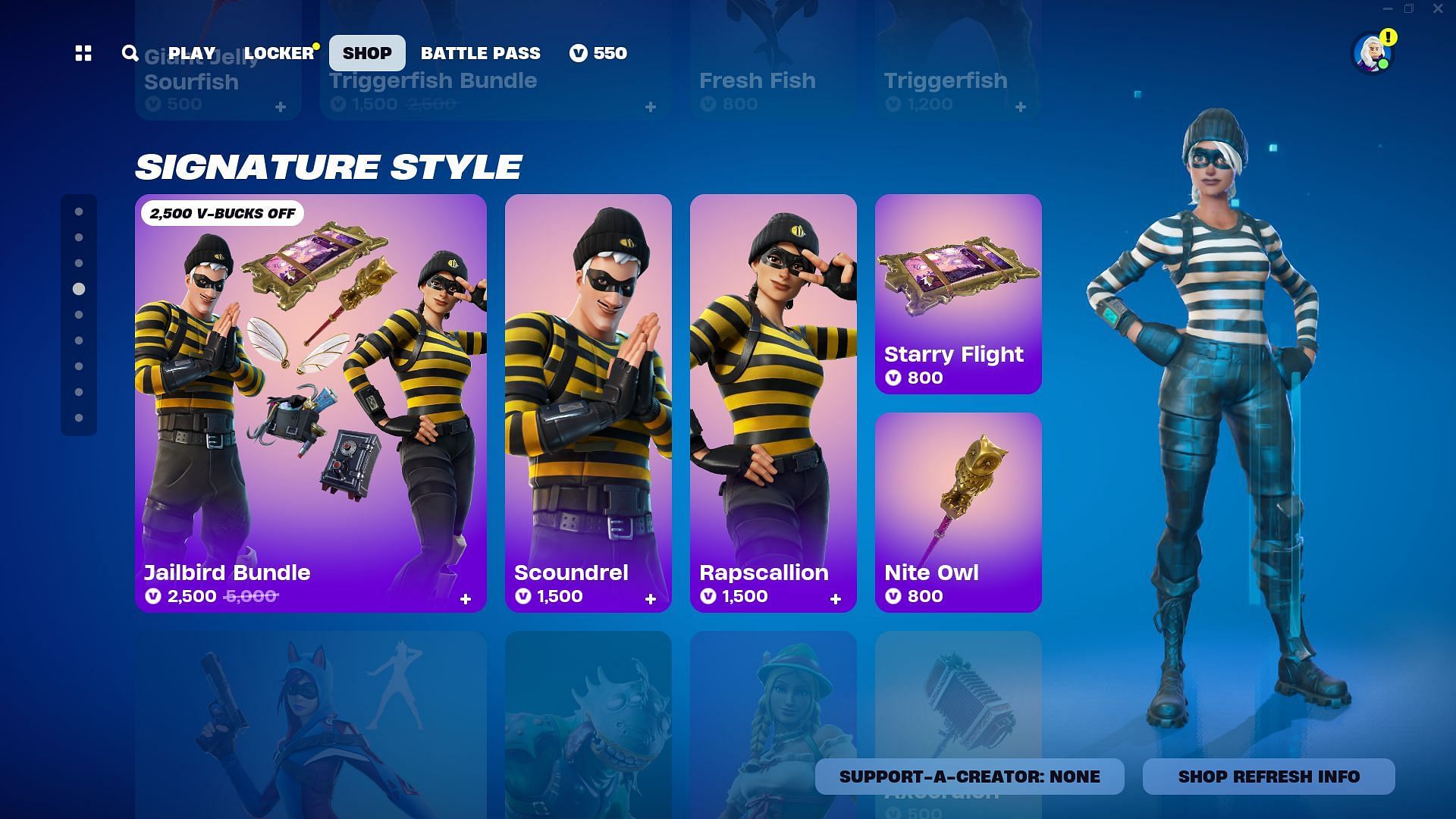 You can now purchase the Rapscallion and Scoundrel skin in Fortnite (Image via Epic Games)