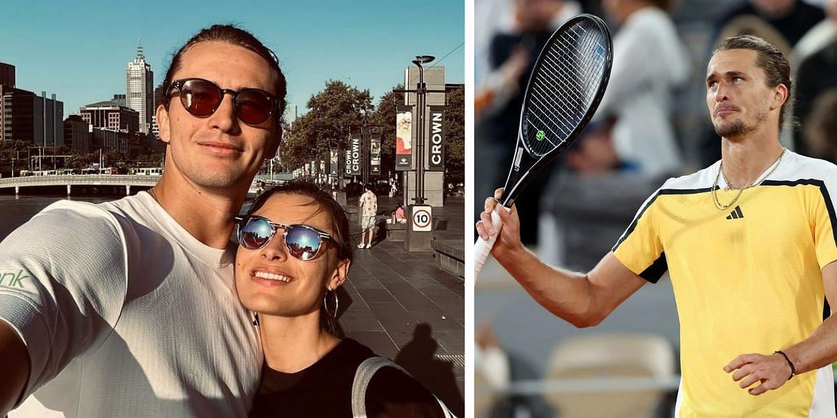 Alexander Zverev and Sophia Thomalla