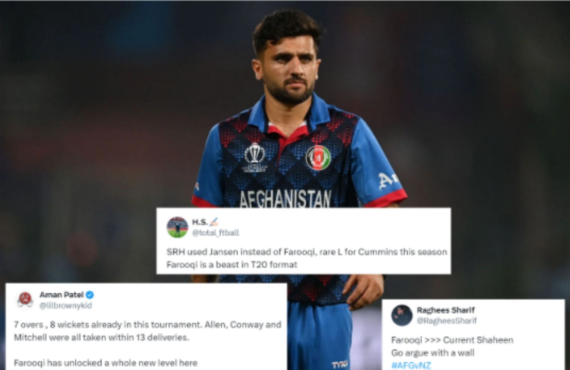 Farooqi produced a brilliant opening spell to wreck New Zealand