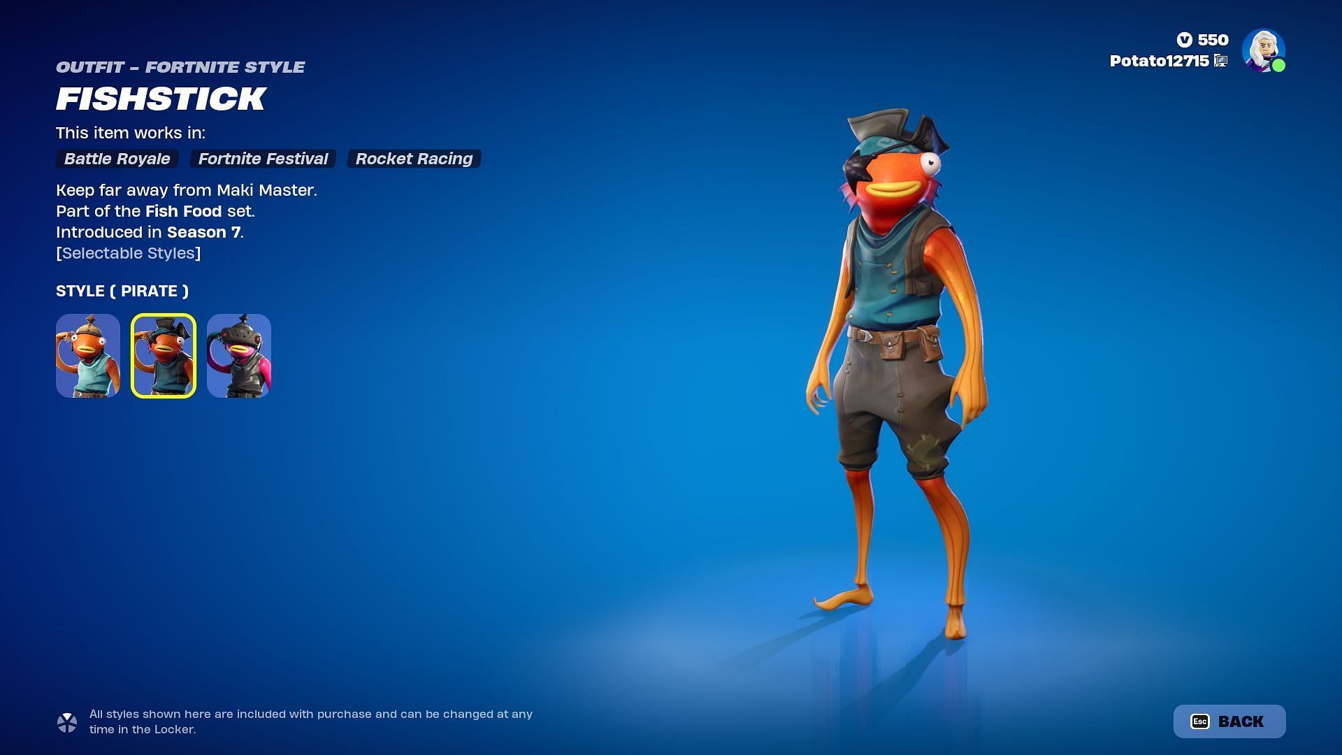 How to get Fishstick skin in Fortnite