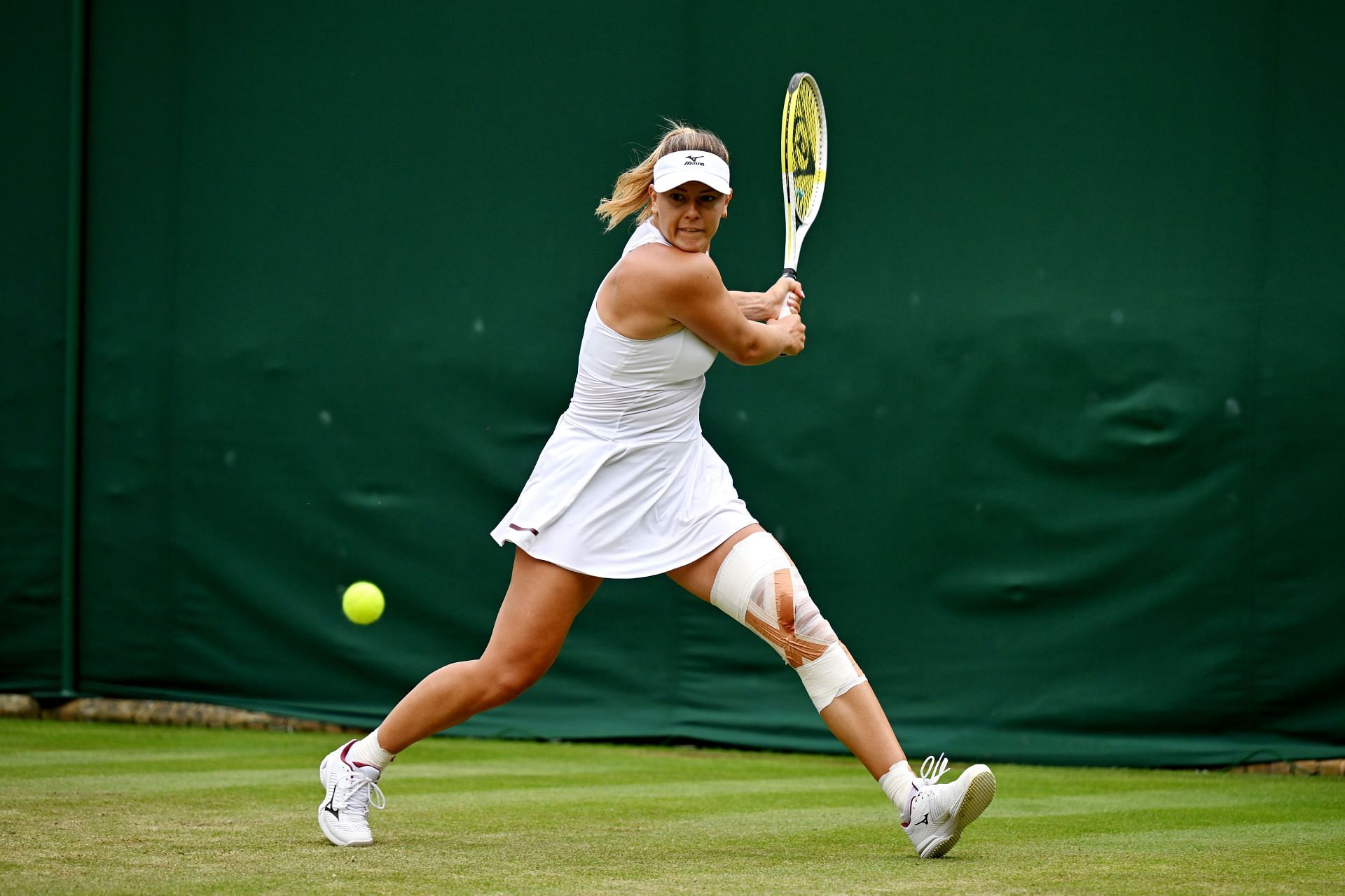 Dalma Galfi at the 2023 Wimbledon Championships