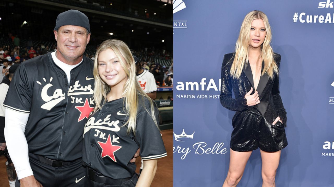 Josie Canseco and her father Jose