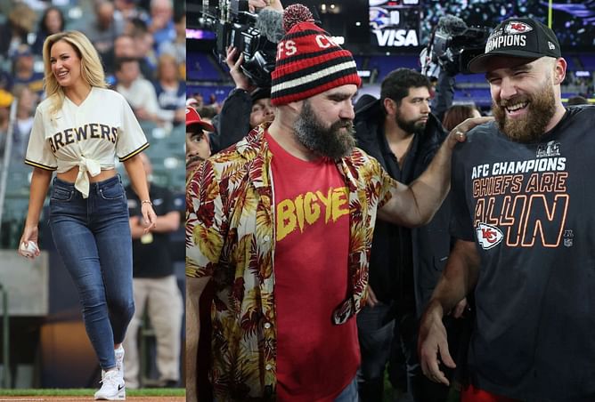 Paige Spiranac gives her opinion on Taylor Swift’s boyfriend Travis Kelce and brother’s “best beer in the market”