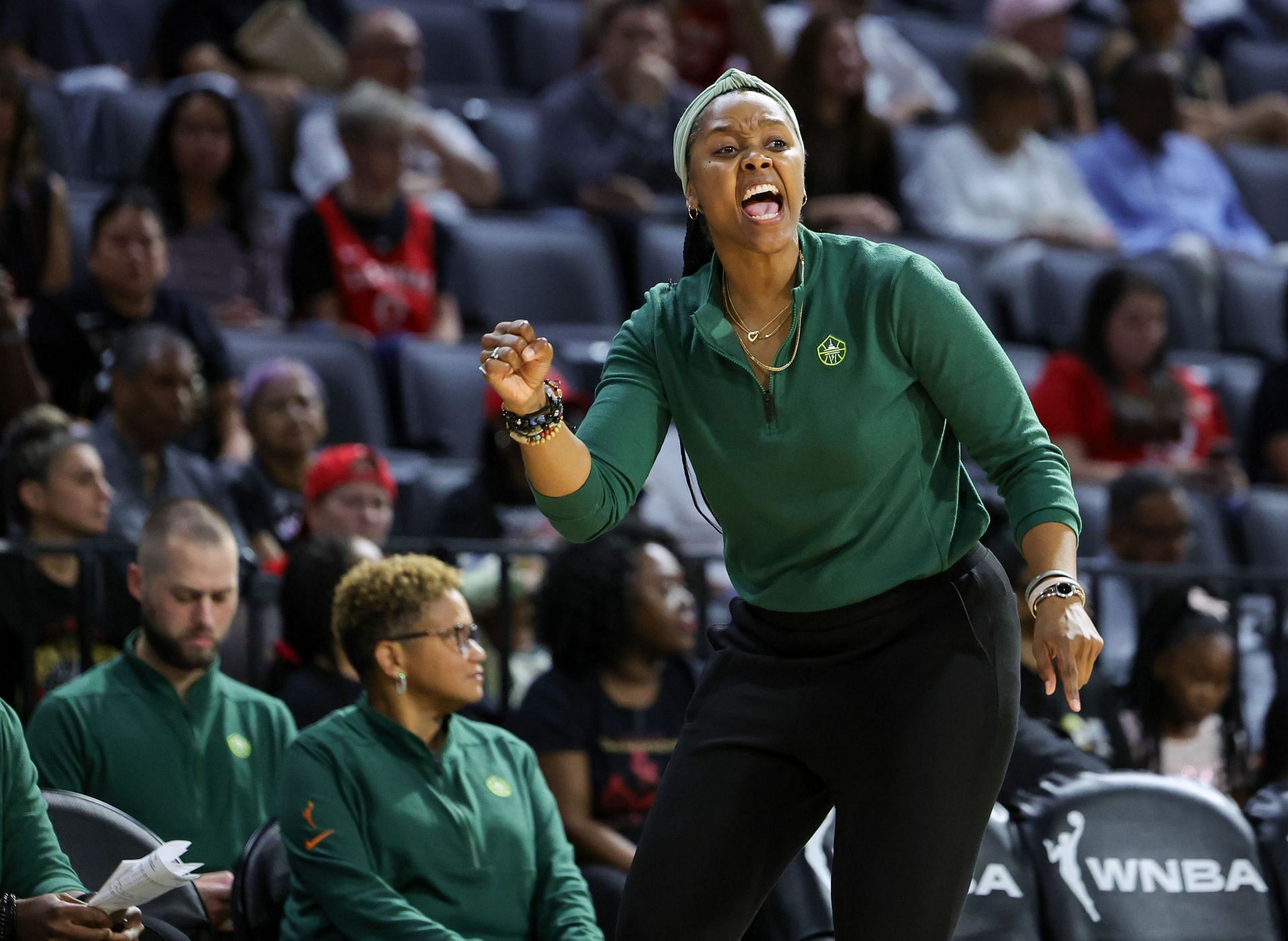 Seattle Storm coach Noelle Quinn