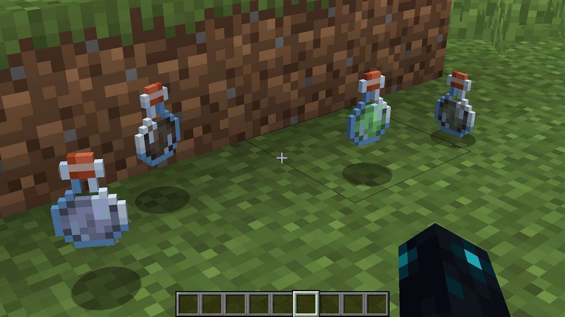 Four new potions are not really useful for players. (Image via Mojang Studios)