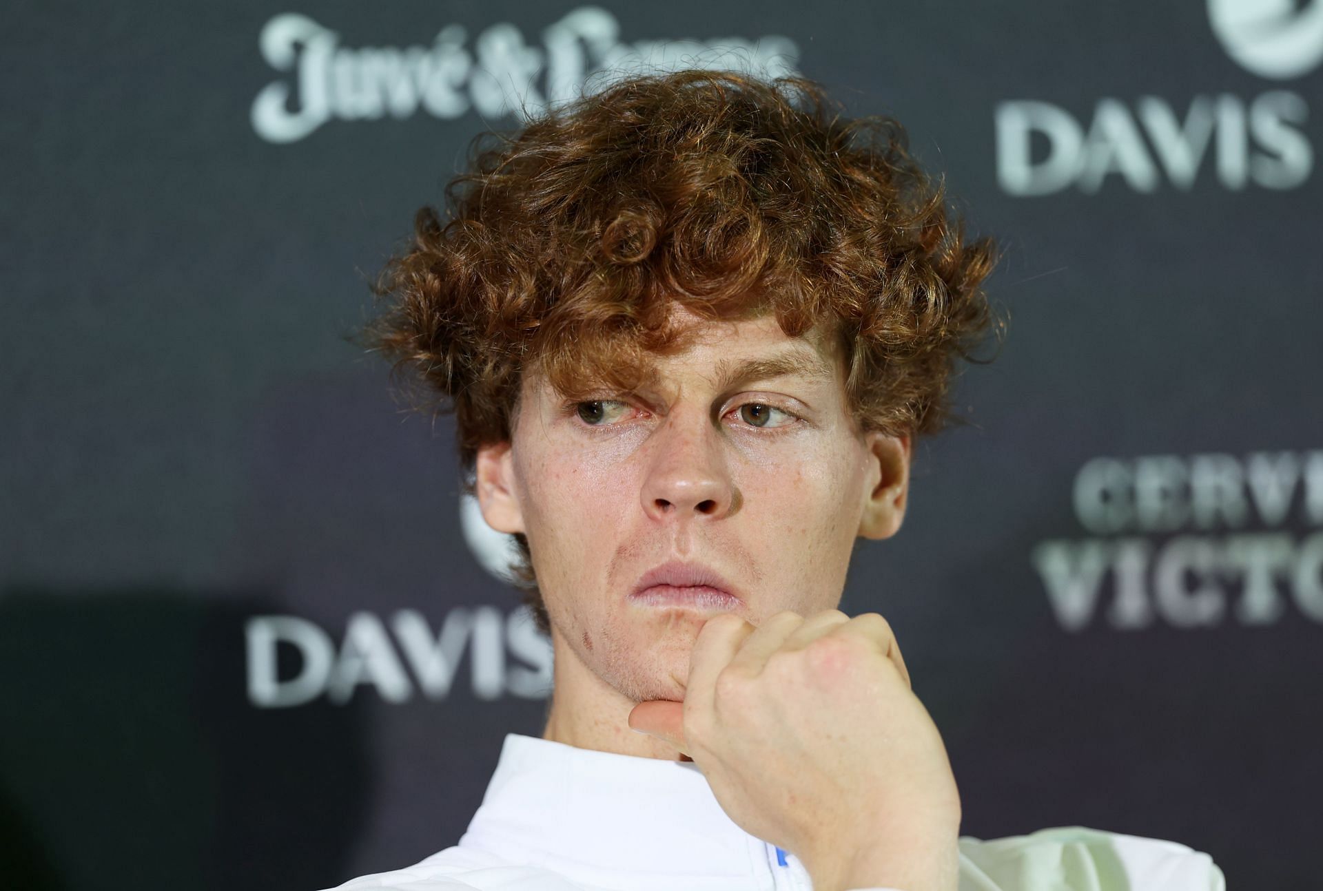 Jannik Sinner at the Davis Cup Final