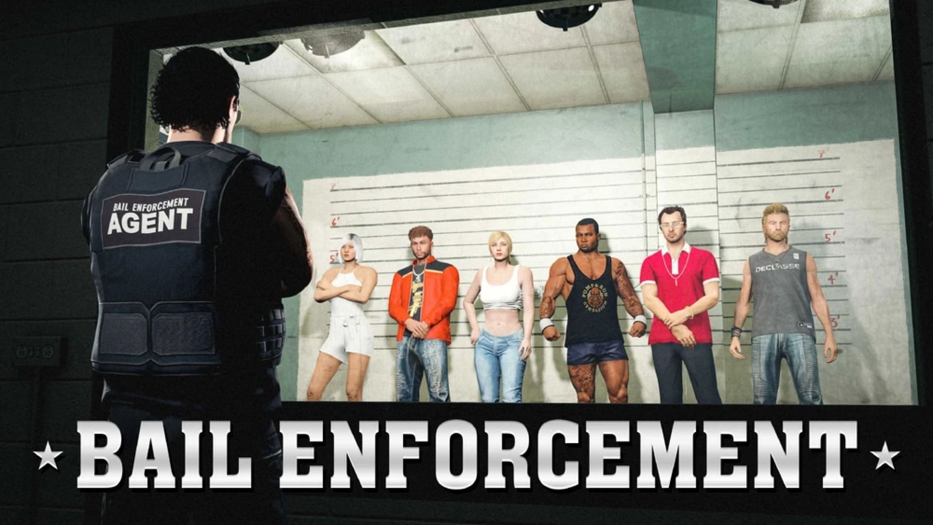 A screenshot of the Bail Enforcement job (Image via Rockstar Games)