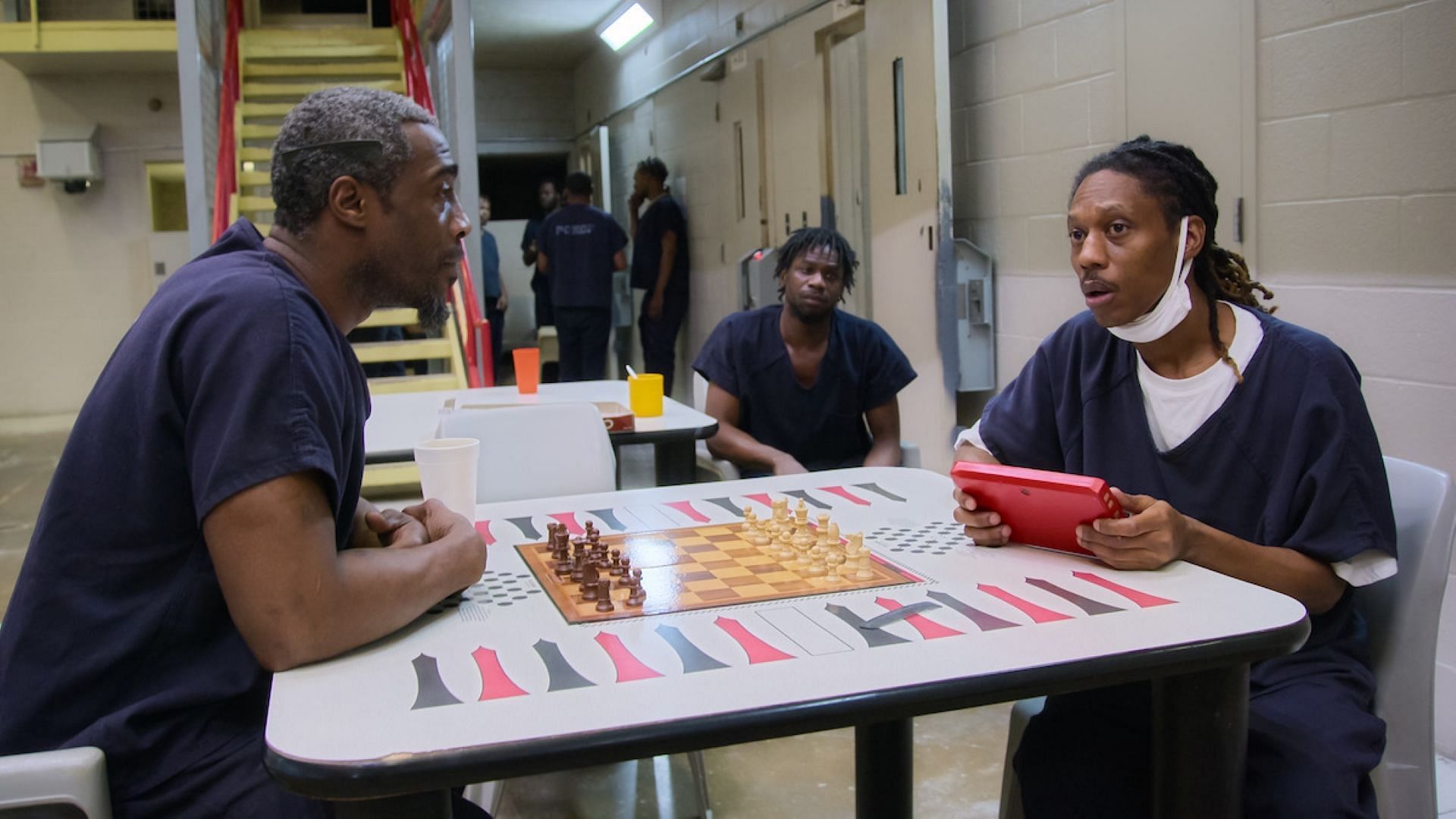 Inmates of the Pulaski County Regional Detention Facility( Image via Tudum/Netflix)