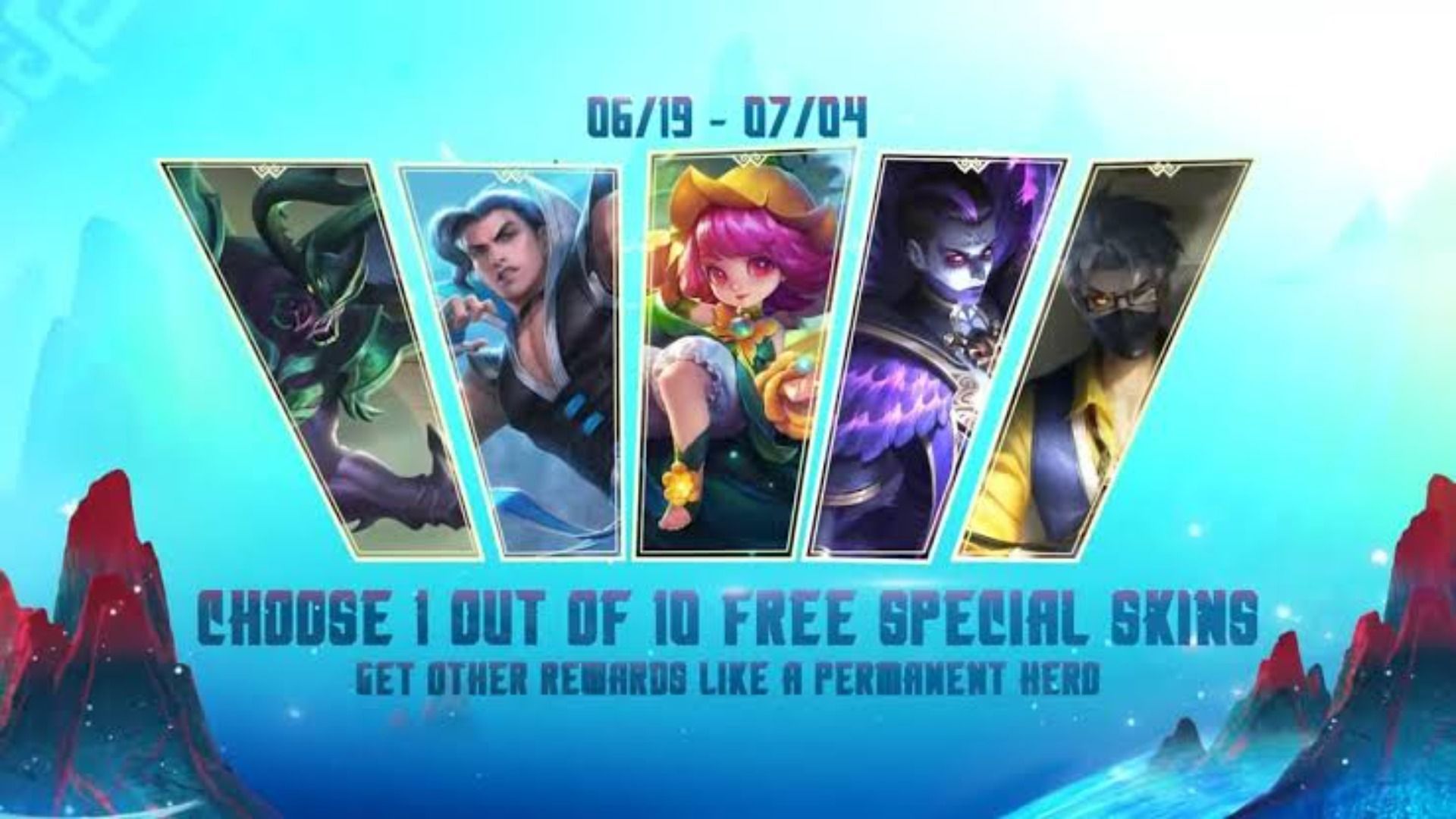 Get free special skins in Mobile Legends Bang Bang 