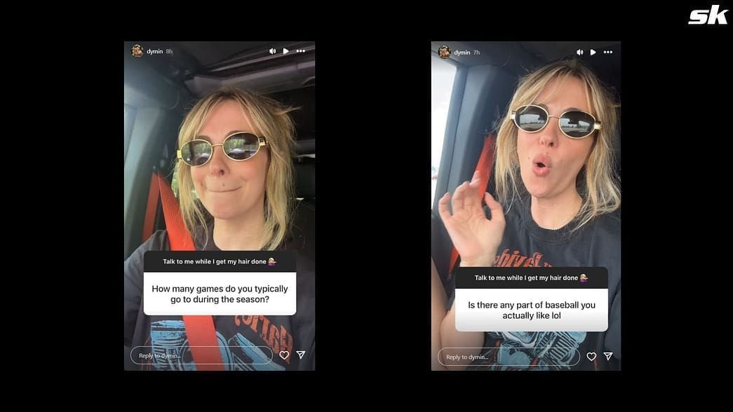 Dymin did a Q&amp;A session on her Instagram Story - @dymin/Instagram