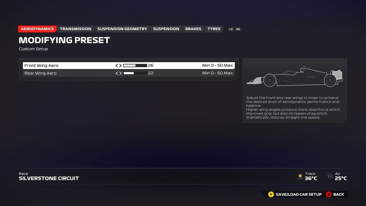 Best F1 24 setup for Silverstone Circuit in Britain
