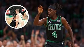 “Even our white guys guard”- Jrue Holiday digs into stereotypes while discussing Celtics defense vs Luka Doncic